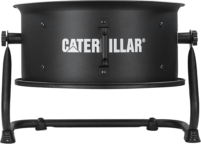 Caterpillar® fan 18”-Blade High-Velocity Drum Fan Heavy Duty Industrial Grade (Black, 2-in-1): 3,400 CFM, 4-Speed, 360 Degree Adjustable Drum Head, Dual Ball Bearing Motor with Die-Cast Cover