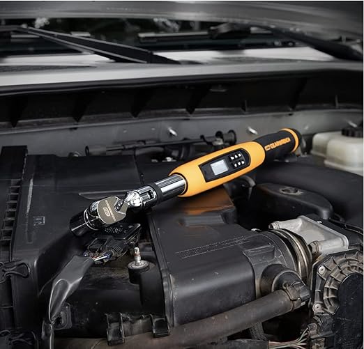 GEARWRENCH 3/8" Flex Head Electronic Torque Wrench with Angle, 10-100 ft/lbs. - 85078