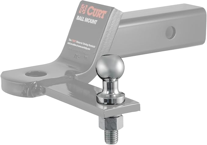 CURT 40093 Replacement Trailer Sway Control Ball, 1-1/4-Inch Diameter, 5/8 x 1-3/4-In Shank