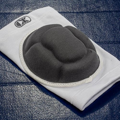Cliff Keen Impact Bubble Wrestling Knee Pad (White/Charcoal)