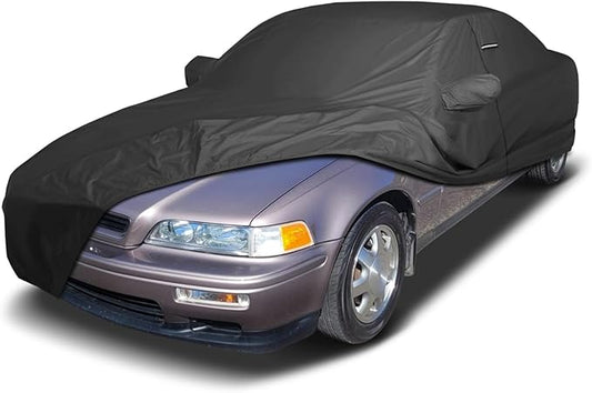 iCarCover Premium Custom Car Cover for 1991-1996 Acura Legend Coupe Heavy Duty Waterproof All Weather Rain Snow UV Sun Protector Custom Fit Full Exterior Indoor Outdoor Protection Car Cover (Black)