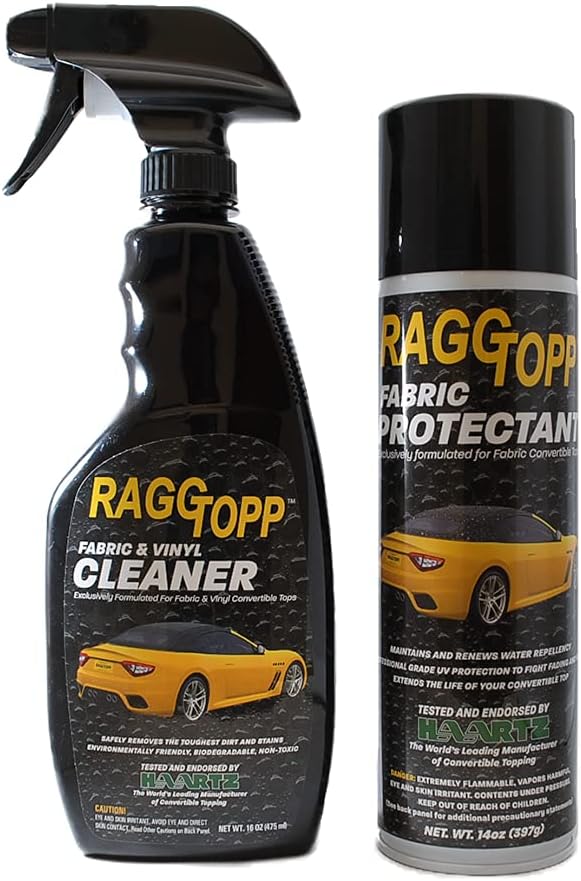 RaggTopp Fabric Conv. Top Cleaner / Protectant Kit