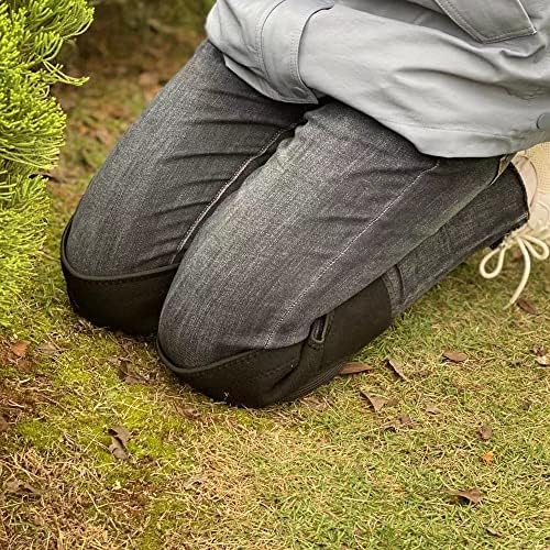 Plus Size Knee Pads with Soft Foam for Men Women, Adjustable, Black, 1 Pair