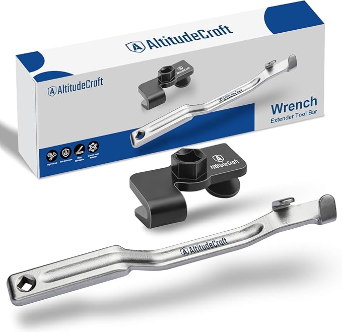 Wrench Extender & Wrench Extender Tool Bar Set, 1/2" Drive & 13.5" Wrench Extension, Extension Wrench