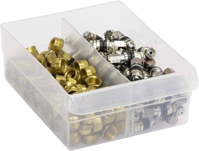Akro-Mils 40717 Length Dividers for Plastic Storage Hardware and Craft Cabinet Large Drawers, 6 count Clear (Pack of 12)