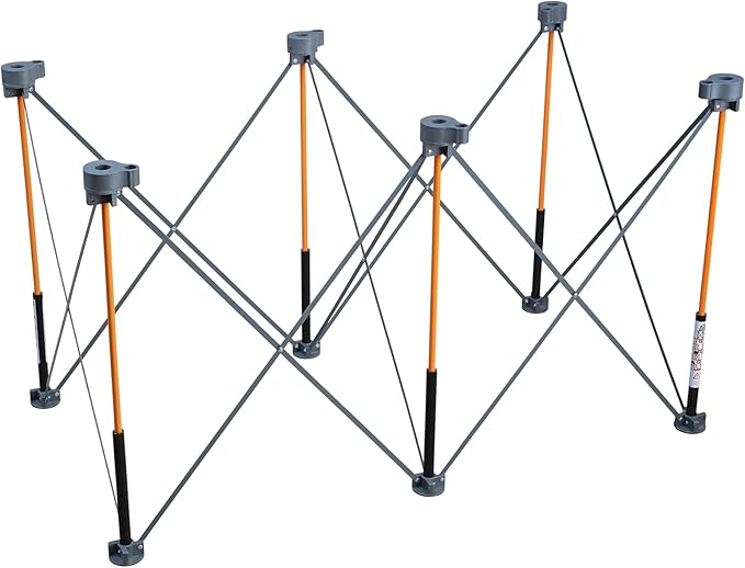 Bora Centipede Folding Work Table - Portable Workbench, 24 x 48 in Work Surface, 1500 lb Capacity, Perfect 30" Working Height, Complete Kit with Accessories, 6 X Cups, Non-slips, 3 Quick Clamps, 2 Cord Hooks, Carry Bag. CK625