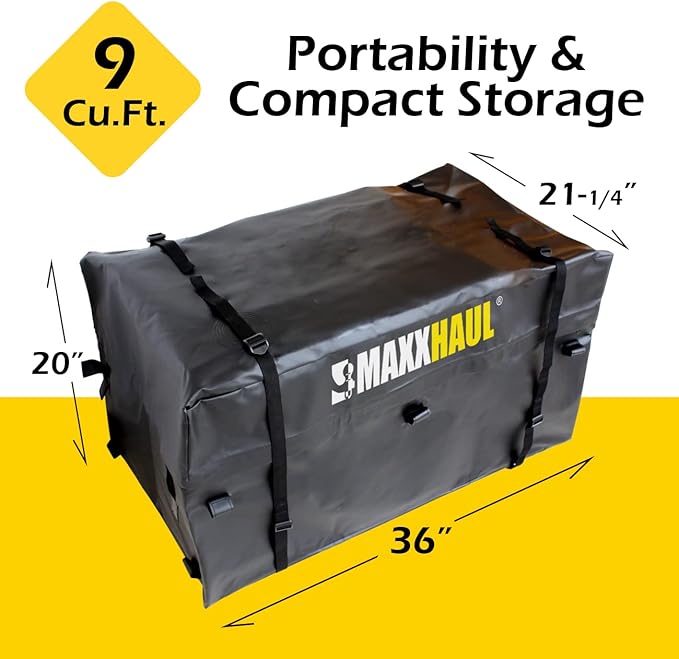 MaxxHaul 50591 Cargo Bag for Model 50243 Hitch-N-Roll Cargo Carrier Black