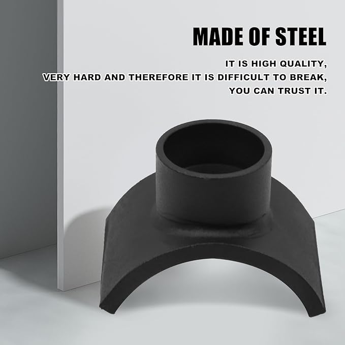 RYANSTAR RACING 4" Lifting Axle Saddle Axle Adapter Compatible with Hydraulic Jack Bottle Jack Floor Jack Made of Stell Black
