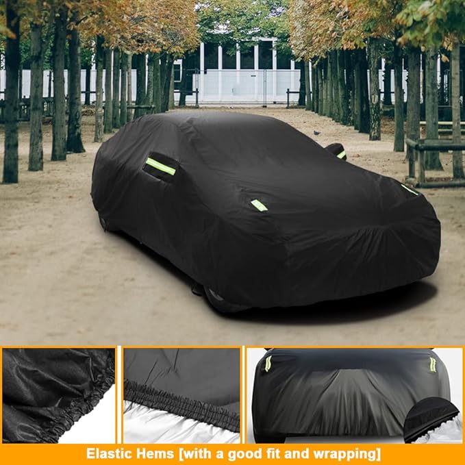 Car Cover Compatible with Bentley Continental GT/Continental GTC 2003-2023, Waterproof All Weather Car Cover for Continental GT GTC Speed Supersports V8 W12 Coupe Convertible, Indoor Outdoor