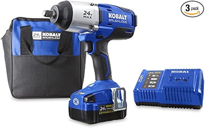 Kobalt 24-Volt Max-Volt 1/2-in Drive Cordless Impact Wrench (Item #672825)