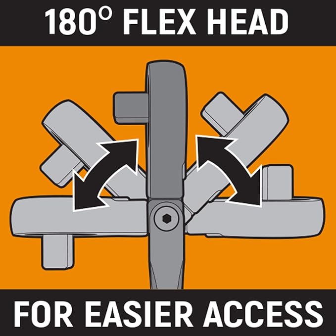 GEARWRENCH 3 Pc. 1/4", 3/8" & 1/2" Drive 90 Tooth Locking Flex Head Teardrop Ratchet Set - 81276T