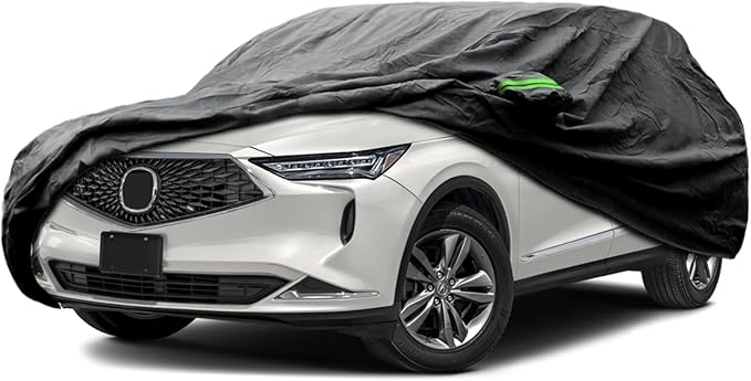 Proadsy Car Cover Custom Fit for Acura MDX 2014-2025 2026, Waterproof All Weather for Automobiles, Full Exterior Cover Rain Snow Sun Protector Indoor Outdoor Car Cover