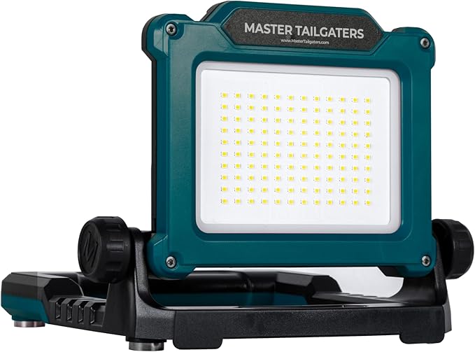 Master Tailgaters LED Work Flood Light Compatible with Bosch Battery