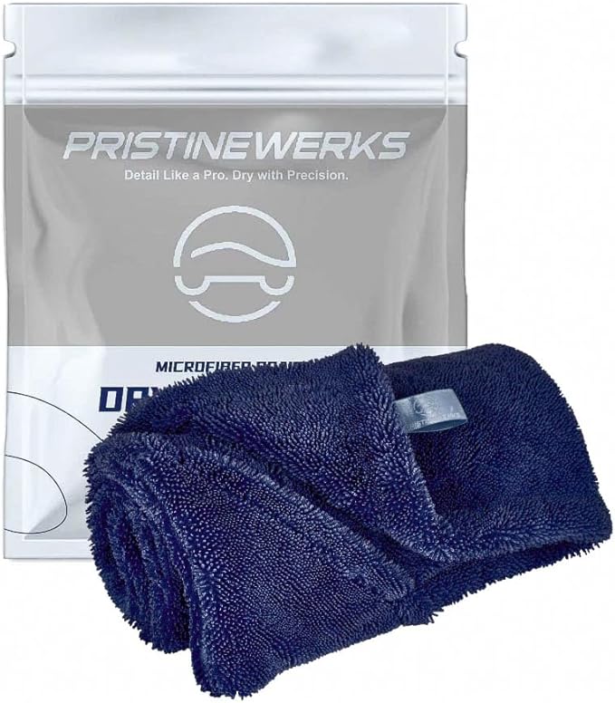 Premium Car Drying Microfiber Towel, Double Sided, Hand Pockets, Easy Grip, 1300 GSM, Super Absorbent, Ultra Soft, Detailing, Cleaning, Car Wash - Cars, Trucks, SUVs (Medium - 2-Pack)