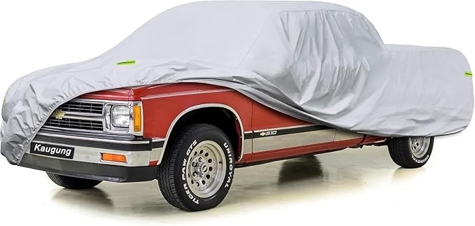 Kaugung Truck Covers Fit Chevrolet Chevy S10（1990-2004）, Waterproof All Weather Full Truck Cover, Outdoor Sun UV Rain Dust Protection.