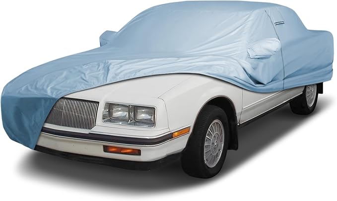 iCarCover Premium Car Cover for 1985-1988 Buick Somerset Heavy Duty Waterproof All-Weather Automobiles Custom Fit Indoor Outdoor UV Snow Protection Covers with Straps and Bag