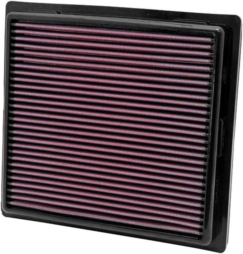 K&N High-Flow Original Lifetime Engine Air Filter: Increase Power: Premium, Washable: Compatible with 2010-2026 Toyota/Lexus/Mitsubishi/Fiat: (See Product Description for Select Models) 33-2457
