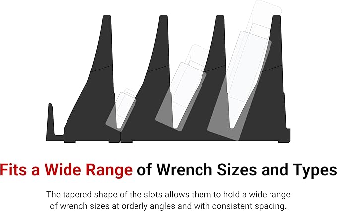 TEKTON Long Fixed/Flex Head 12-Point Ratcheting Box End Wrench Set with Modular Organizers, 19-Piece (6-24 mm) | WRB95304