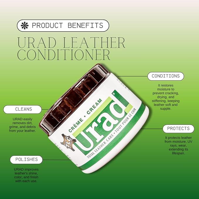 Leather Conditioner 7oz (200g) Dark Brown – Superior Conditioning and Color-Restoration for Dark Brown Leather Shoes, Bags, Furniture, and More!