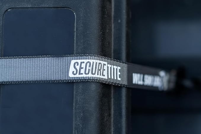 Secure Tite Ratchet Straps, 1' x 12', Vinyl Coated S-Hooks, 500 lbs WLL, 1500 lbs BS (Pack of 24)