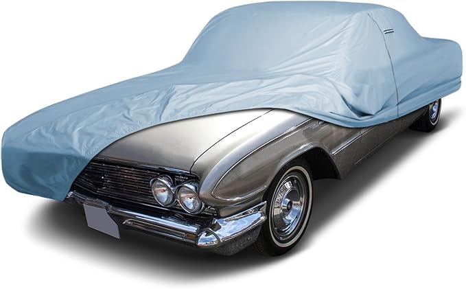 iCarCover Premium Car Cover for 1959-1963 Buick Invicta Heavy Duty Waterproof All-Weather Automobiles Custom Fit Indoor Outdoor UV Snow Protection Covers with Straps and Bag