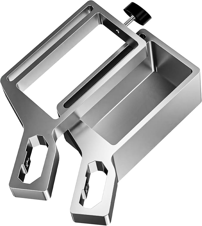 Alpha Engineered Level Mount Holder Compatible with Milwaukee Packout Tool Box-Fits Packout Organizers - Includes Set Screws - Perfect Packout Accessories Upgrade & Packout Mods Solution - Left Side