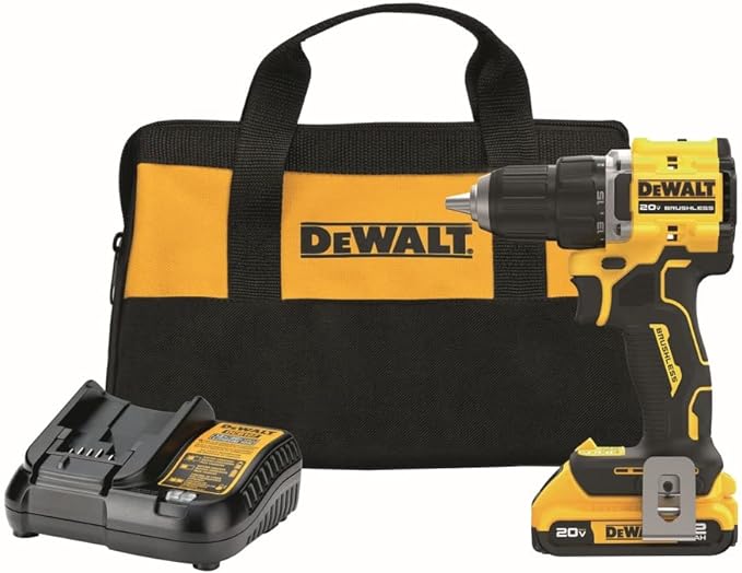 Dewalt DCD794D1 20V MAX ATOMIC COMPACT SERIES Brushless Lithium-Ion 1/2 in. Cordless Drill Driver Kit (2 Ah)