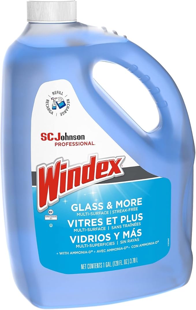Windex Unscented Glass 1 gallon