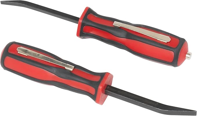 Lisle 35170 1/8" and 3/16" Square Shaft Pocket Pry Bars with Magnet