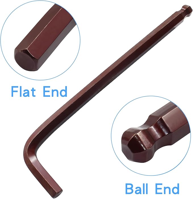 8mm Allen Key Wrench, 2Pcs L Shaped Hex Key for Bike, Furniture Repair