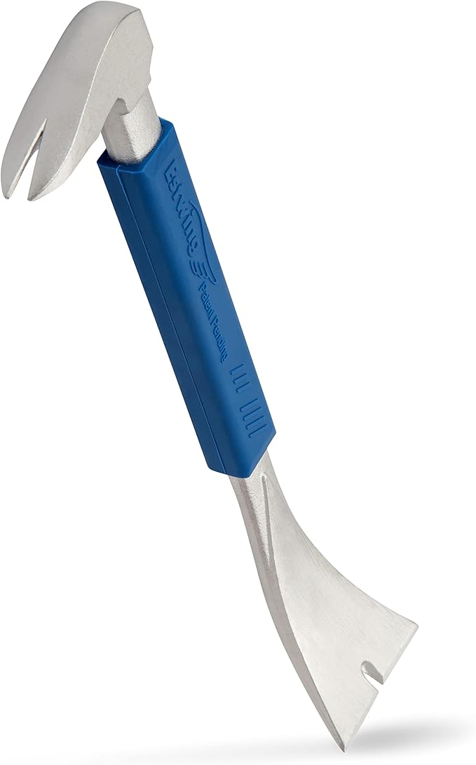ESTWING Pro Claw Moulding Puller - 10" Pry Bar with Forged Steel Construction & No-Slip Cushion Grip - MP250G