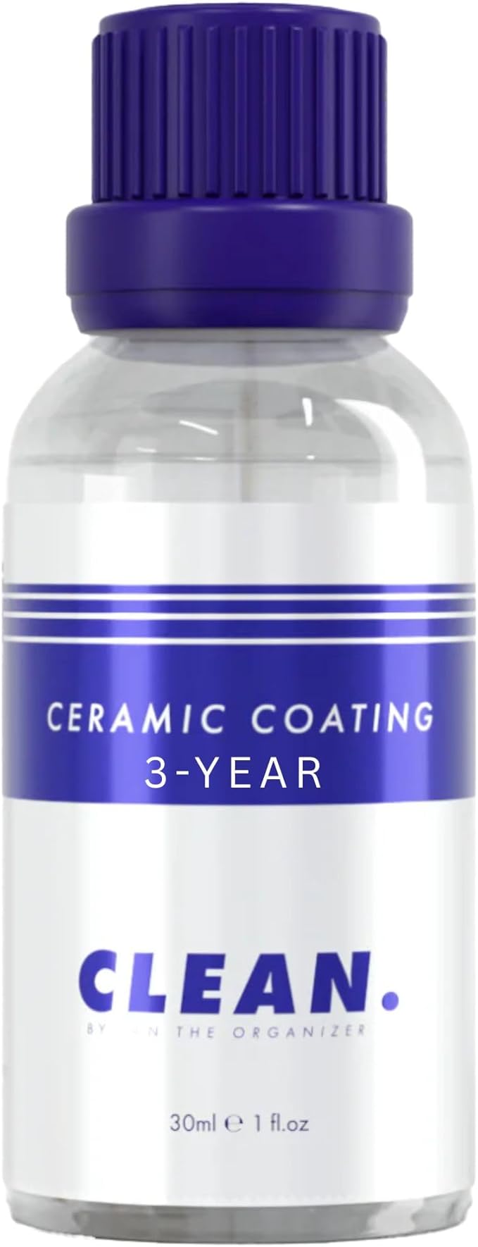 CLEAN. Ceramic Coating 3-Year – Ultra Durable High-Gloss Car Paint Protection, Extreme Hydrophobic, UV & Chemical Resistance, For Paint, Glass, Wheels, Trim, Matte Safe, 30ml Covers 2 Cars