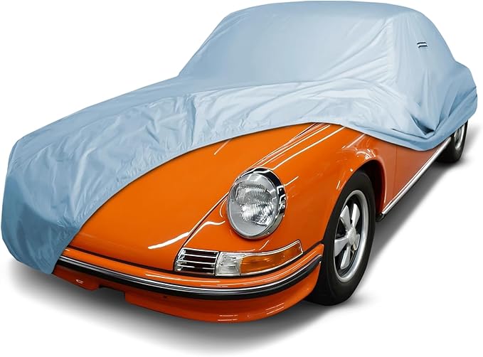 iCarCover Premium Car Cover for 1964-1998 Porsche 911 Heavy Duty Waterproof All-Weather Automobiles Custom Fit Indoor Outdoor UV Snow Protection Covers with Straps and Bag