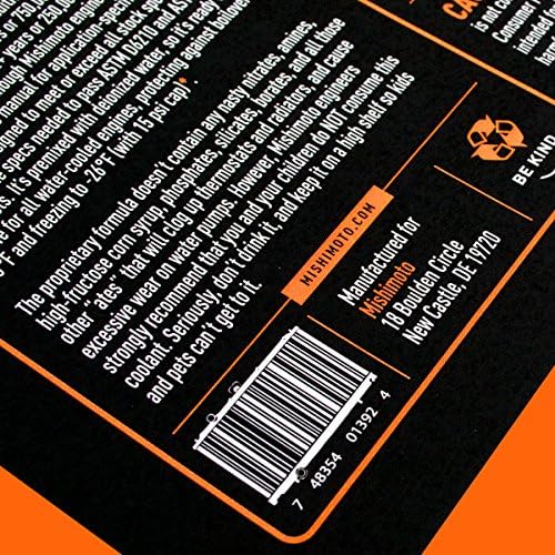 Mishimoto Liquid Chill Synthetic Engine Coolant, Full Strength