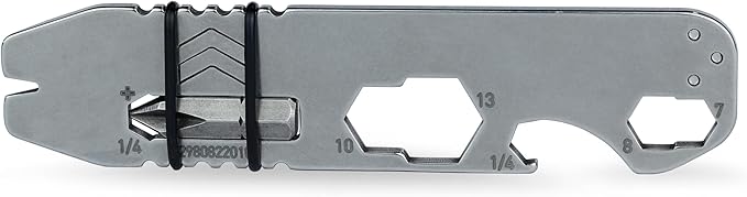Pry Bar Cimo Arch 1 - Stainless Steel - Multi-Tool 10 in 1 with pocket Clip