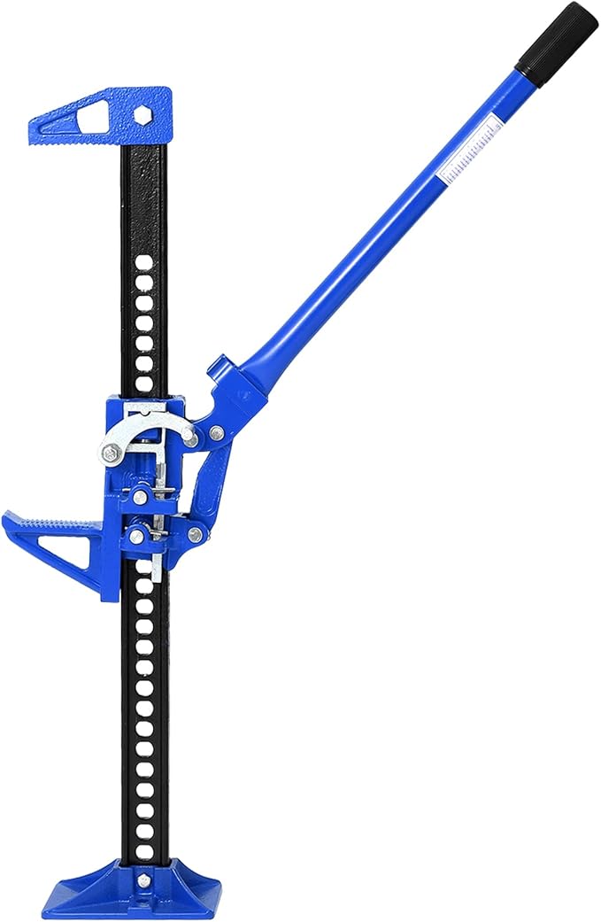 GarveeTech 33" Farm Jack, 3 Ton Capacity Ratcheting Off Road, Utility Heavy-Duty F-arm J-ack for Tractor, Truck, SUV, Lift Height 5.12-25.39 inches