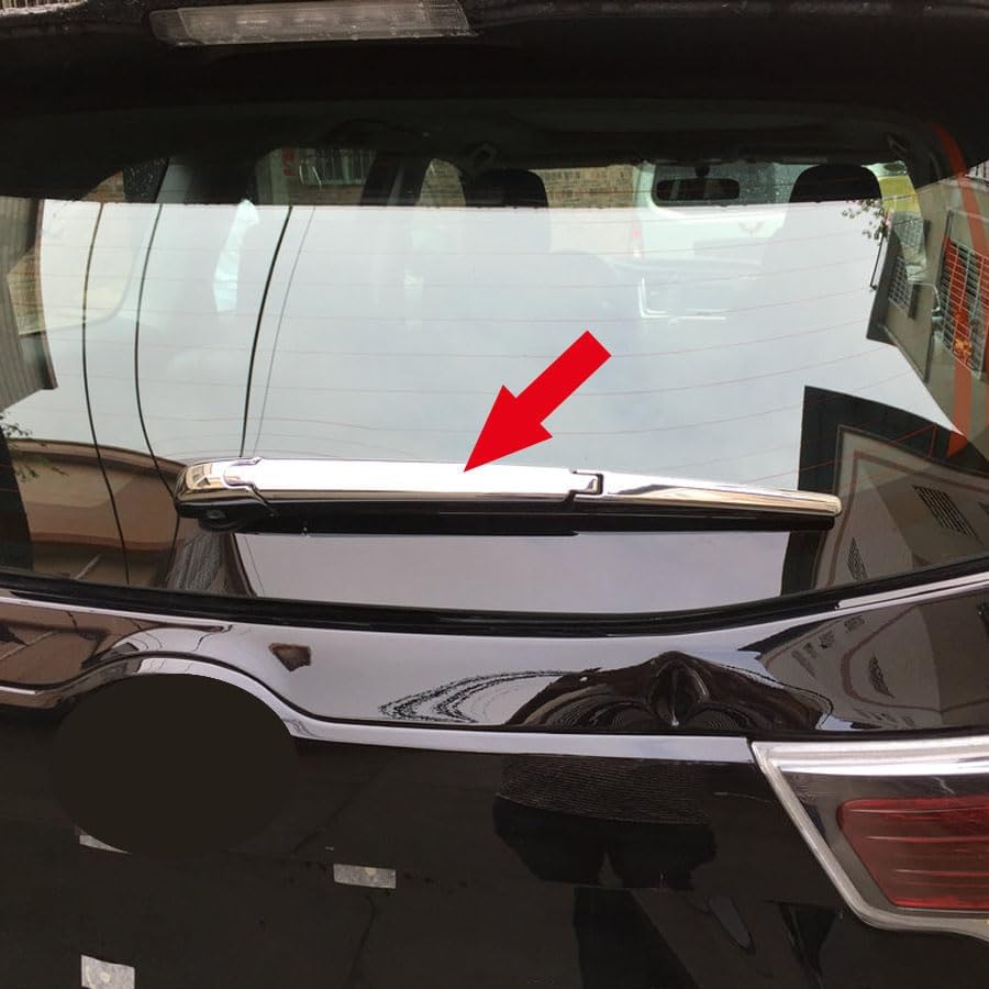 Beautost Fit For Toyota Highlander 2015 2016 2017 2018 2019 Chrome Rear Back Window Wiper Cover Trim