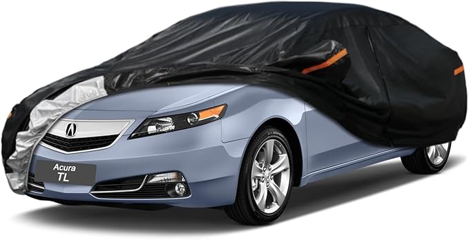 7 Layer Car Cover Custom Fit Acura TL (1995-2014) Waterproof All Weather, Heavy Duty Outdoor Snow Sun Rain Uv Protection (Ships from US Warehouse, Delivery 3-8 Days)