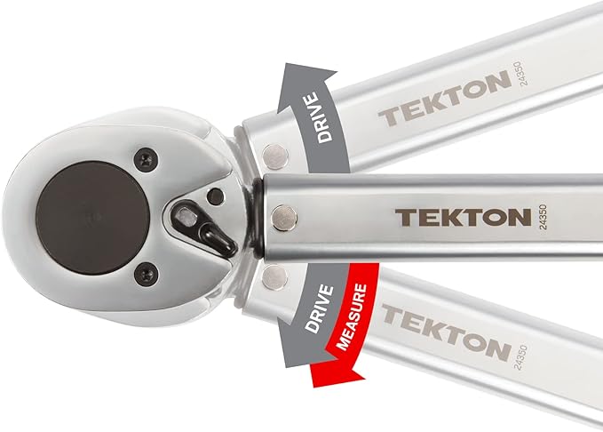 TEKTON 3/4 Inch Drive Micrometer Torque Wrench (50-300 ft.-lb.) | 24350