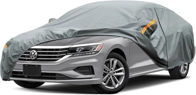 Kayme Heavy Duty Car Cover Custom Fit Volkswagen VW Passat (1996-2022) Waterproof All Weather for Automobiles, Full Exterior Covers Sun Rain UV Protection.（Deliver About 3-10 Days）