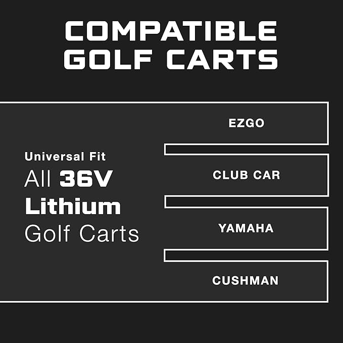 FORM 36V 18A Lithium Golf Cart Charger - Waterproof Design - 43.8 Volt Output - Onboard Smart Charger for Lithium or LiFePO4 Batteries