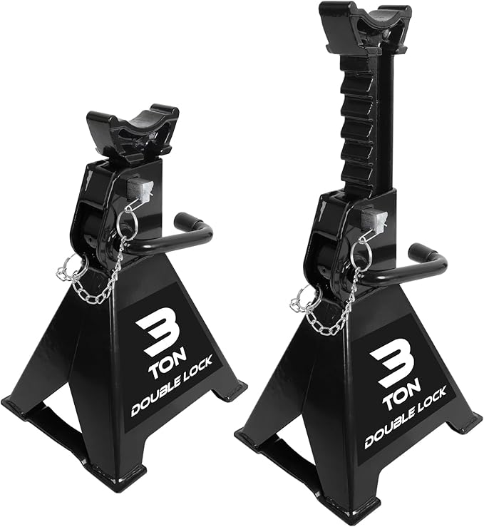 3 Ton Floor Jack with Double Locking 3 Ton Jack Stands