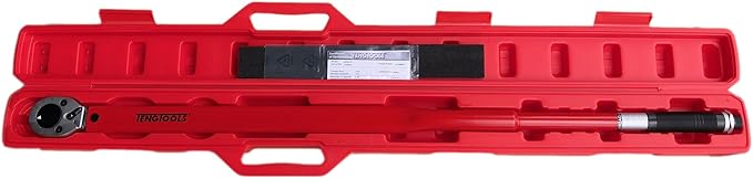 Teng Tools 3/4 Inch Drive Torque Wrench 100-700 ft/lb - 3492UAG-E2, Red