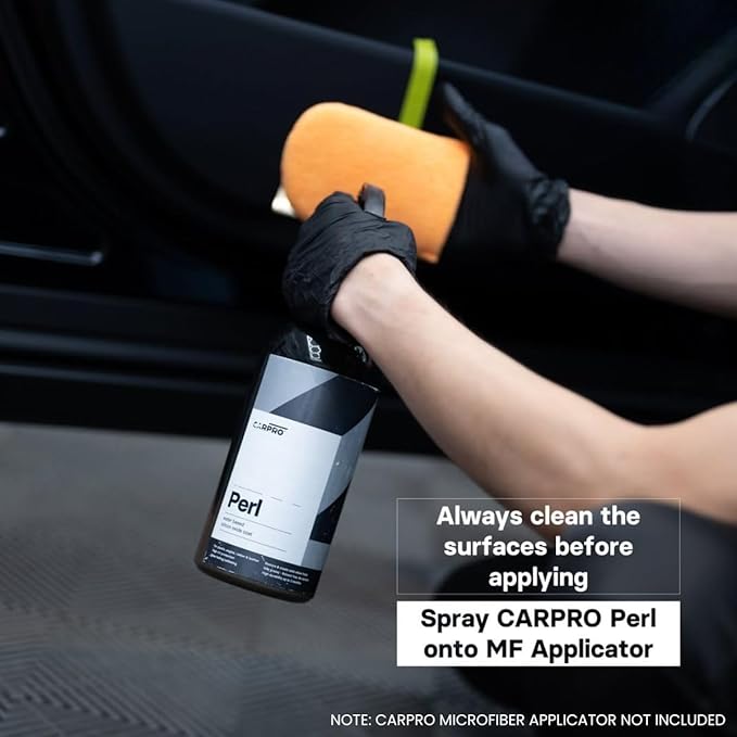 CARPRO PERL Plastic & Rubber Protectant - [Plastic, Engine, Rubber, Leather] - Concentrated Tire Dressing, Water Based UV Protection, Satin Finish - 500ml (17oz)