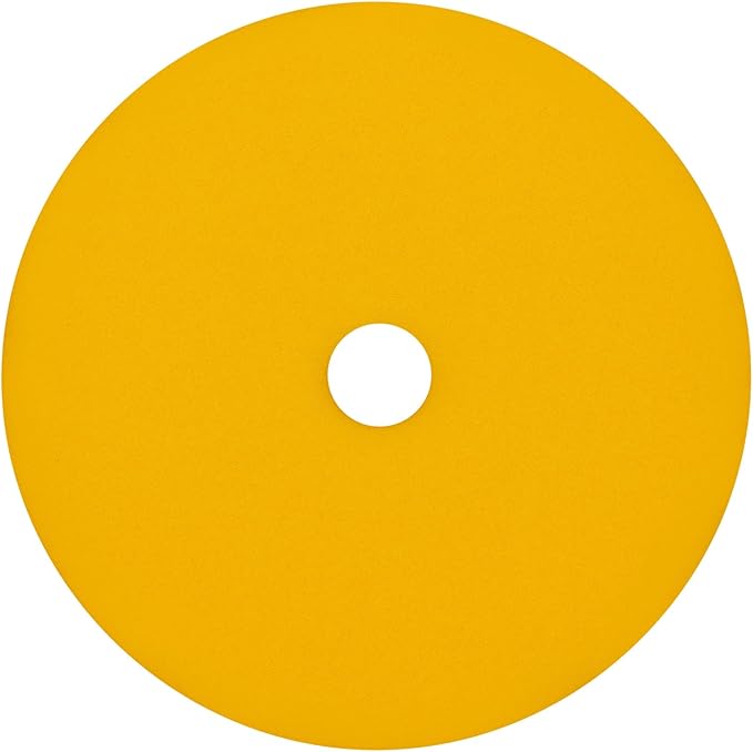 RUPES 9.DA150M Pack of 24 Yellow D-A Fine Finishing Foam Pads 150mm | Ideal for Paint Correction & Gloss Enhancement | Moderate to Fine Defect Removal | Compatible with 5" Backing Plate