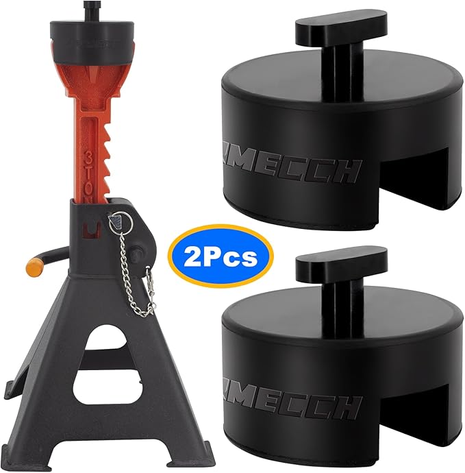 Jack Stand Pads for Corvette Cruiser C5 C6 C7 C8 GS Z Z51 Z06 Accessories, Jacking Pucks for Chevrolet Adapter, 2 Pack