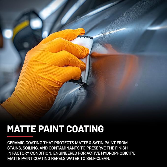 Dr. Beasley's Matte Paint Coating - Ceramic Protects Matte & Satin from Staines, Dirt, Contaminants, UV Year Round. Repels Water to Self Clean. Gives No Gloss Factory New Look, 4 oz