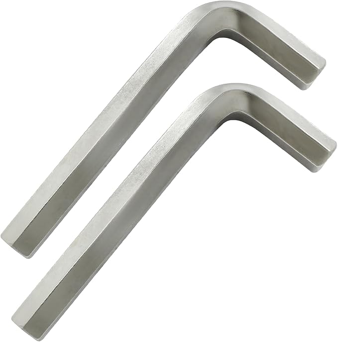 Biaungdo 2 Pcs 14mm Hex Key Wrench Set - Small Allen Key, L Shaped Hexagon Wrench for Bike & Furniture Repair
