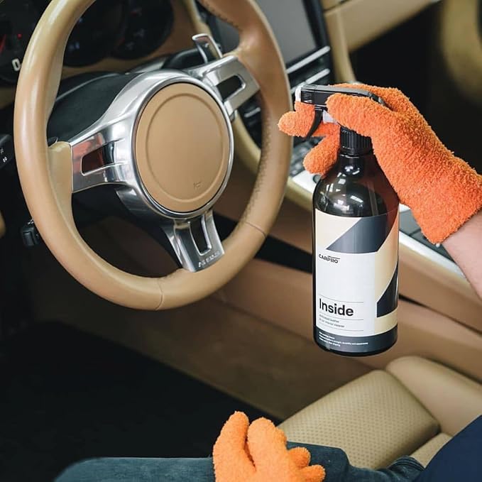 CARPRO Inside Car Interior Cleaner: Ultimate Detailer Car Vinyl, Plastic & Finished Leather - Remove Dirt, Sweat, Oils from Interior Surfaces - Liter (34oz)