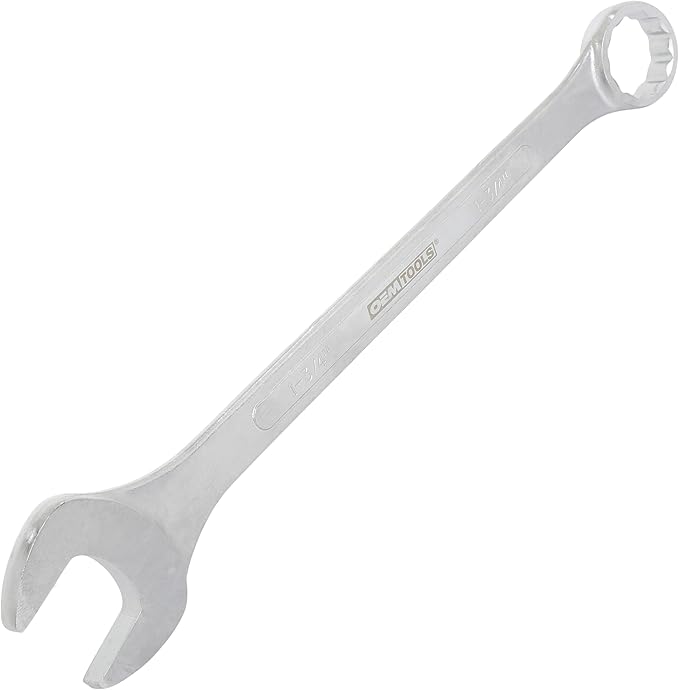 OEMTOOLS 22110 1 3/4 Inch Jumbo Combination Wrench, Large Wrench, Offset Wrench Design With Raised Panel